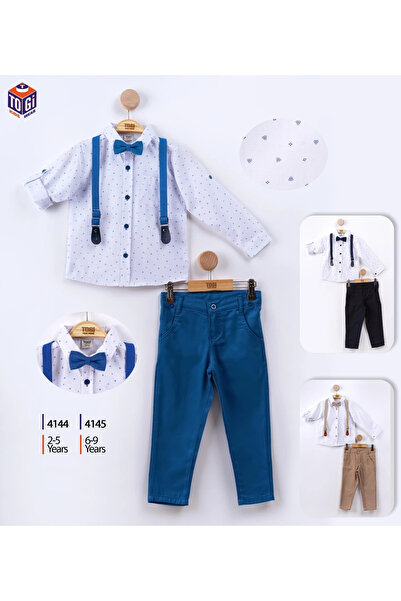 BİGÜMEX Komplet pantalona i košulje za dečake indigo