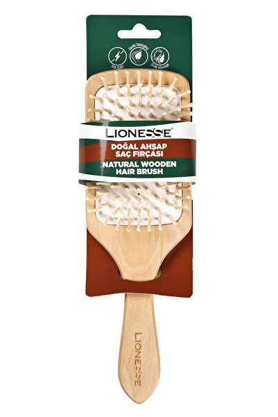 Lionesse Doğal Ahşap Saç Fırçası 854801