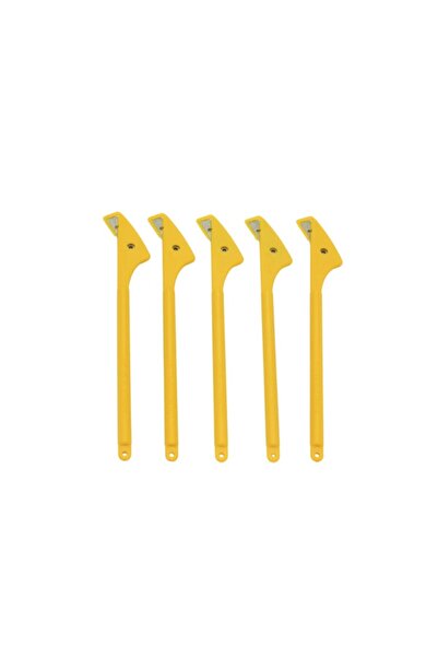 dinckitchen ماكينة حلاقة للخدش 5 قطع باللون الأصفر