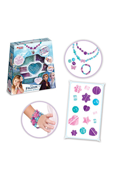 DEDE Frozen Lisanslı Çantalı Boncuk Takı Seti