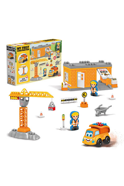 Dede Oyuncak مجموعة ألعاب بناء تعليمية للأطفال من الجنسين مكونة من 43 قطعة 03160