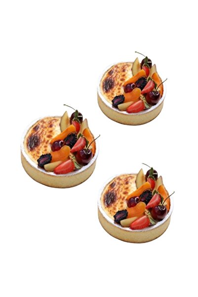 dinckitchen Delikli Tart Kalıbı 8X2 cm Yuvarlak 6 li