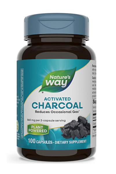 Nature's Way Activated Charcoal, Binds Unwanted Materials and Gas in the Trac...