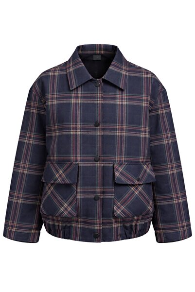 Retrobird Tasarım Ekose Desenli Brooklyn Bomber Ceket Çok Renkli