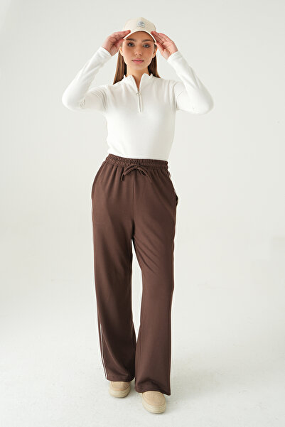 Rays Καφέ Φόρμα Palazzo Ριγέ 9212M