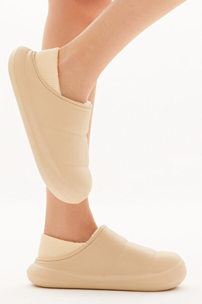 Tonny Black Дамски бежови удобни пантофи с подплата