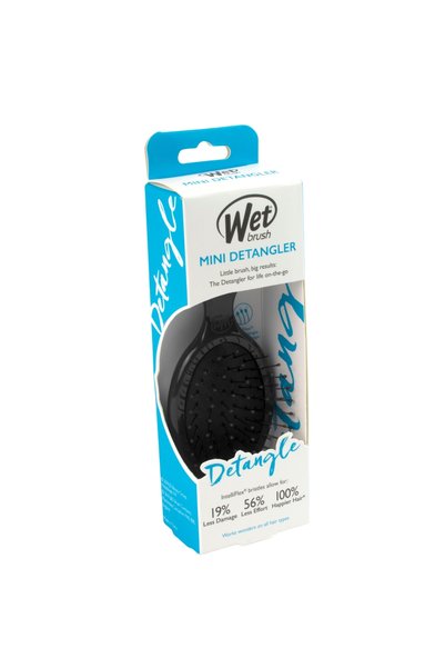 Wet Brush Mini Detangler Detangling Hair Brush Black