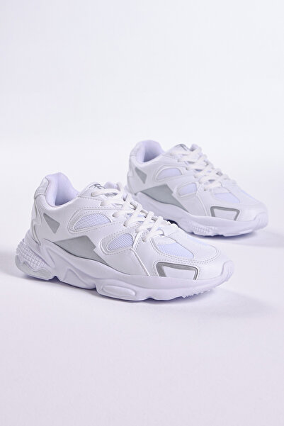 Tonny Black Pantofi sport albi unisex Tb252