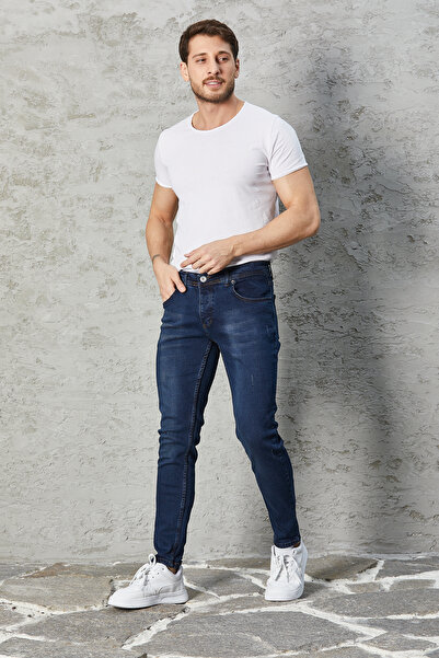 jean black Blugi pentru bărbați, albastru maro, blugi slim cu tăietură relaxa...