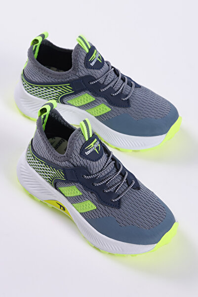 Tonny Black Çocuk Unisex Füme Sarı Rahat Kalıp Nefes Alabilen Kumaş Bağcıklı ...