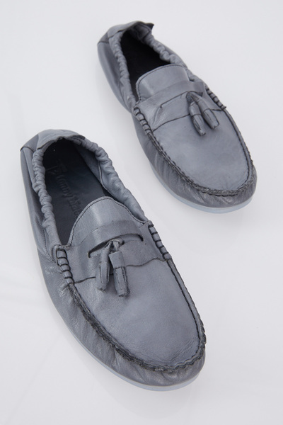 Tonny Black Ανδρικό γκρι κρόσσι στο μπροστινό μέρος και ελαστικό στο πίσω μέρ...