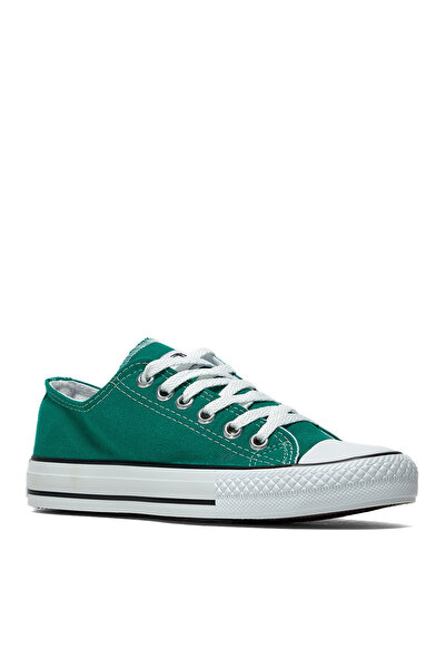 Unisex Yeşil Rahat Kalıp Sneaker Ayakkabı
