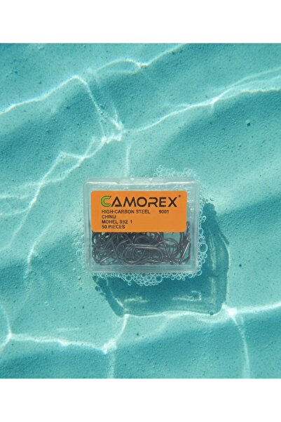 BalikHamuru DMRMagaza Camorex High Carbon Steel Chinu Ring Olta İğnesi - Blac...