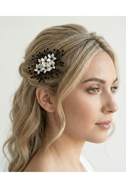 gelinmz Λαμπερά λουλούδια: Μοντέρνα χτένα μαλλιών