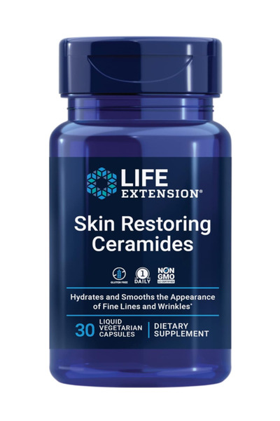 Life Extension Skin Restoring Ceramides, Wheat Oil Extract – Hydrates & Smoot...