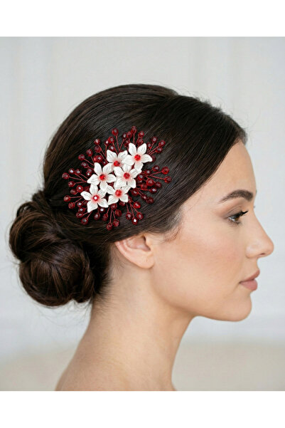 gelinmz Λαμπερά λουλούδια: Μοντέρνα χτένα μαλλιών