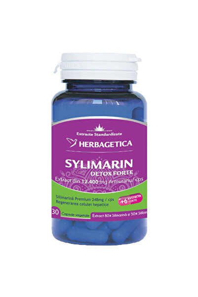 herbagetica Silimarină Detox Forte 30 capsule