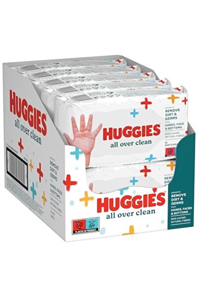 Huggies Șervețele umede All Over Clean, pachete de 10 x 56 (560 buc.)