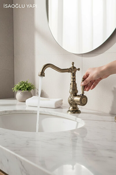 İSAOĞLU YAPI العتيقة بالوعة الحنفية ريفي بالوعة الحنفية ماتي العتيقة الذهب ال...