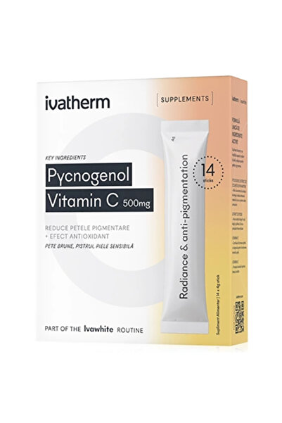 IVATHERM Supliment antioxidant cu Pycnogenol și Vitamina C pentru reducerea p...