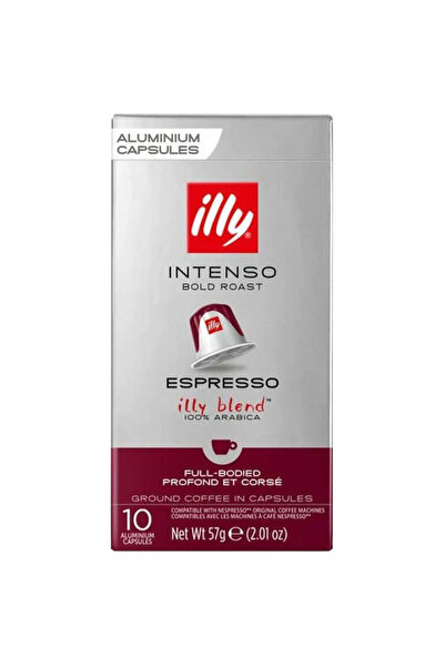 illy Capsule de cafea Espresso Intenso, compatibile cu Nespresso, 10 capsule ...