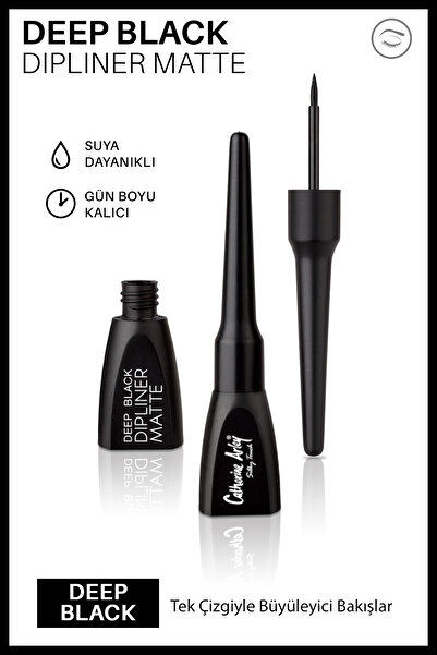 Catherine Arley Mat Siyah Dipliner - Deep Black Dipliner Matte