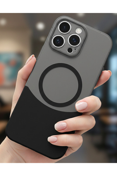 halkhouse iPhone 15 Pro Kılıf Premium Slim Fit İnce Yapılı Korumalı Şık Duble...