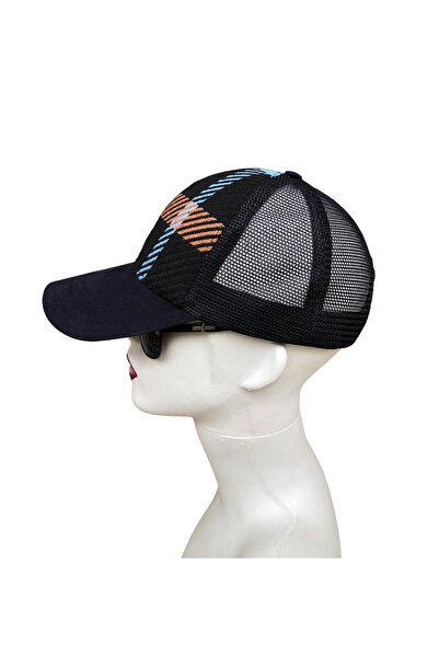 BY SCK Καλοκαιρινό καπέλο με μικτά σχέδια - Διχτυωτό και Velcro στο πίσω μέρος