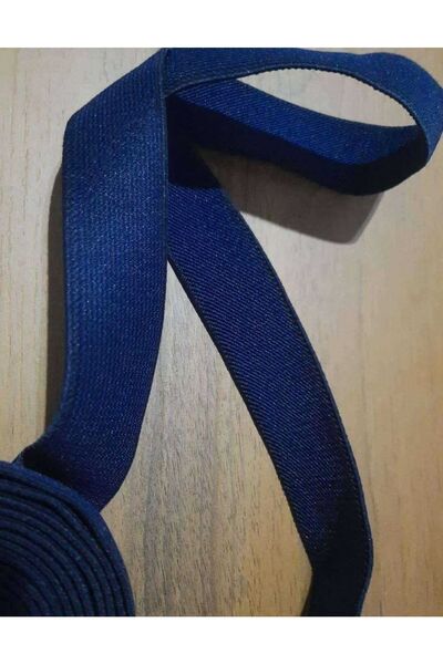 İMREN AKSESUAR Navy Blue 3 cm Super Rubber Waist, Frost and Leg 1 Pack 3 Meters