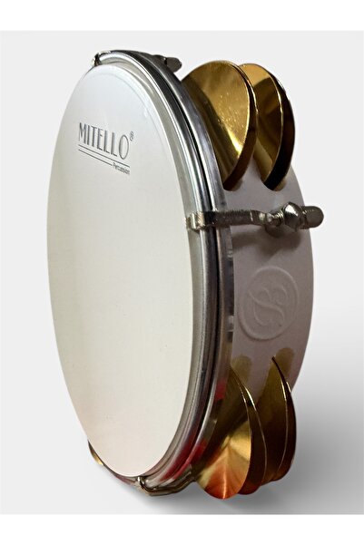 bademüzik Arap Fasıl Tefi Profesyonel Carbon Beyaz Renk Kasnak Beyaz Mitello ...