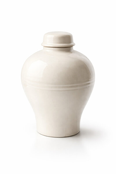 Warm Design Terra Cotta Dekoratif Vazo Büyük Boy Toprak Vazo Beyaz Modern Sal...