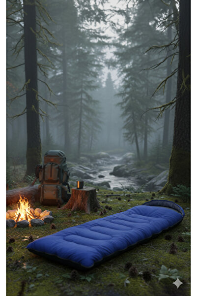 Goocamp -29 °C Su Geçirmeyen piknik/Kamp/Tatil Uyku Tulumu mavi