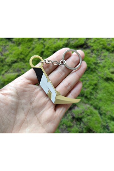 dgnaksesuar Valorant Asil Karambit Metal Mini Figür (ANAHTARLIK) Ve Dekor Standı
