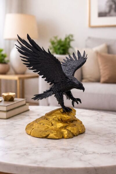 CEREN YÜCEL Dekoratif Kartal Biblo / Ev & Ofis İdeal Ve Hediyelik / Heykel / ...
