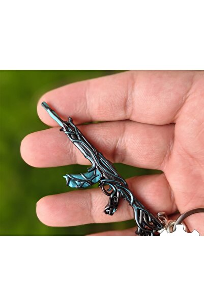 dgnaksesuar Valorant Gaia Vandal Metal Mini Figür (ANAHTARLIK) Ve Dekor Stand...