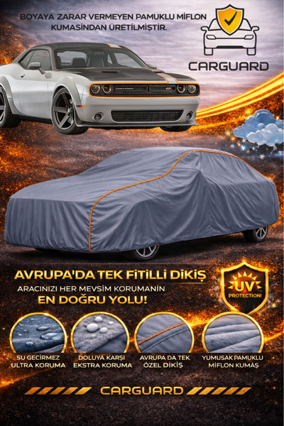 CarGuard غطاء سيارة متوافق مع دودج تشالنجر، غطاء خيمة سيارة من مادة الميفلون