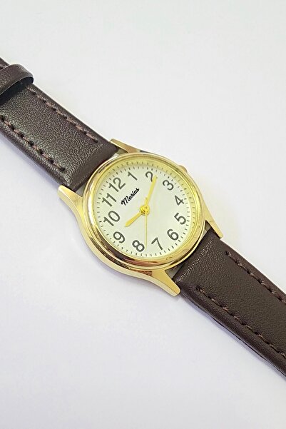 Marlas ساعة يد نسائية ريترو، تصميم عتيق، تصميم كلاسيكي، لون ذهبي/ذهبي، الحد ا...