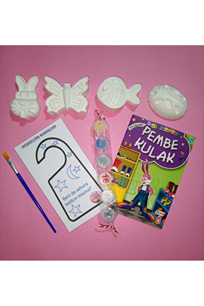 MELİKE'NİN HEDİYE DÜKKANI Taş boyama seti masal kitabı ramazan hediyesi