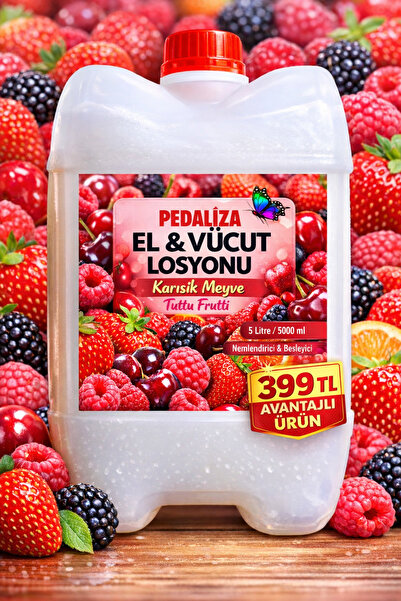 pedaliza 5 Litre El & Vücut Losyonu – Karışık Meyve Aromalı | Otel & SPA Kull...
