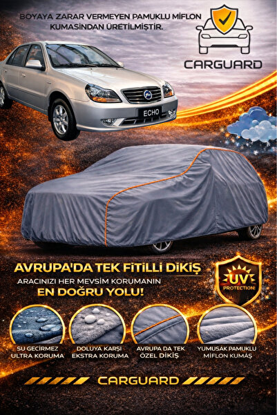 CarGuard غطاء سيارة فاخر متوافق مع جيلي إيكو، مصنوع من قماش الميفلون المضلع، ...