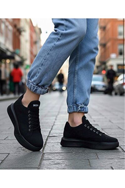 BOA BA0161 Ανδρικά αθλητικά παπούτσια με ψηλή σόλα με κορδόνια