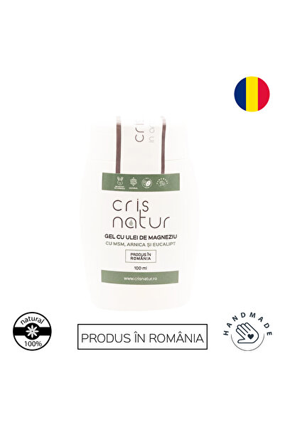 Cris Natur Gel cu ulei de magneziu cu MSM, Arnică și Eucalipt 100ml