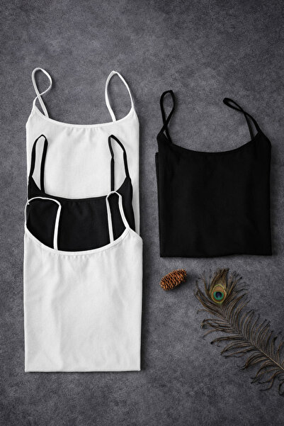 Demirsa Boutique Γυναικείο λουράκι με σχοινί Lycra 2 τεμάχια μαύρο - 2 τεμάχι...