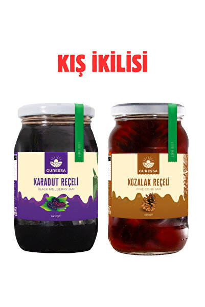 GURESSA Kış İkilisi Kozalak Ve Karadut Reçeli 2'li Avantaj Paketi