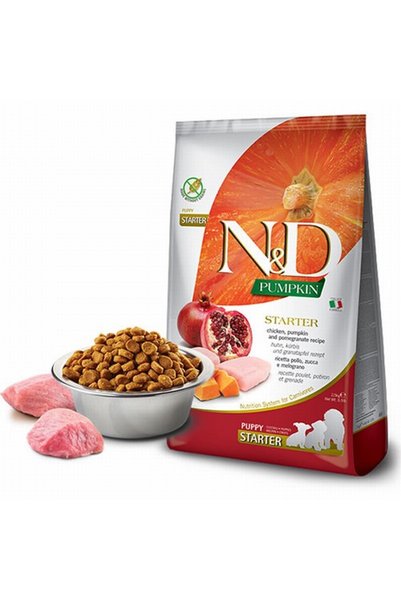 N&D Balkabaklı Tavuklu Narlı Starter Yavru Köpek Maması 2.5 Kg
