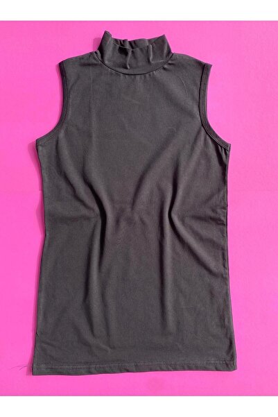 VicTroy Рибальський комір з бавовняним лікрам, чорний колір, жіночий спортивн...