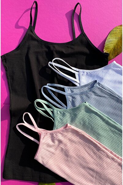 VicTroy Γυναικείο εσώρουχο 5 σχοινιών με βαμβακερό ριμπ γυναικείο εσώρουχο (Λ...