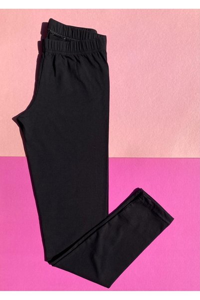 VicTroy Ankle Length, 2-Piece Black and White Color Cotton Long Women's Combed Cotton Leggings