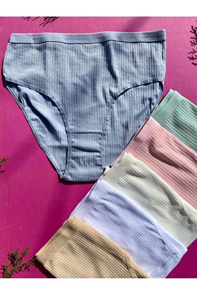 VicTroy Βαμβακερά 6 Συσκευασίες Εκρού, Λευκό, Πράσινο, Μπλε, Μαύρισμα και Ροζ...