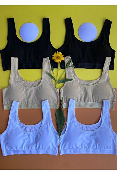 VicTroy Χοντρό λουράκι 6 τεμαχίων με PAD Λευκό και Μαύρισμα Βαμβακερό Lycra H...